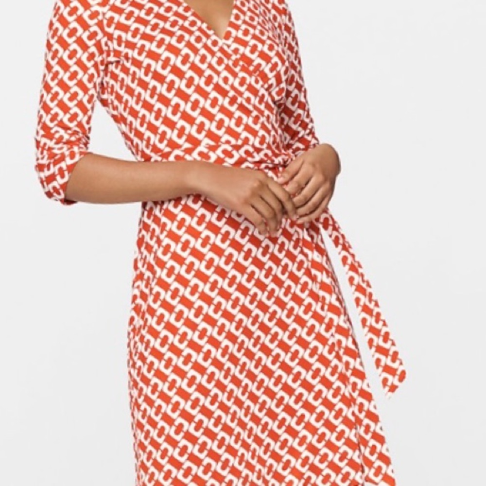 DVF Silk Jersey Wrap Dress
